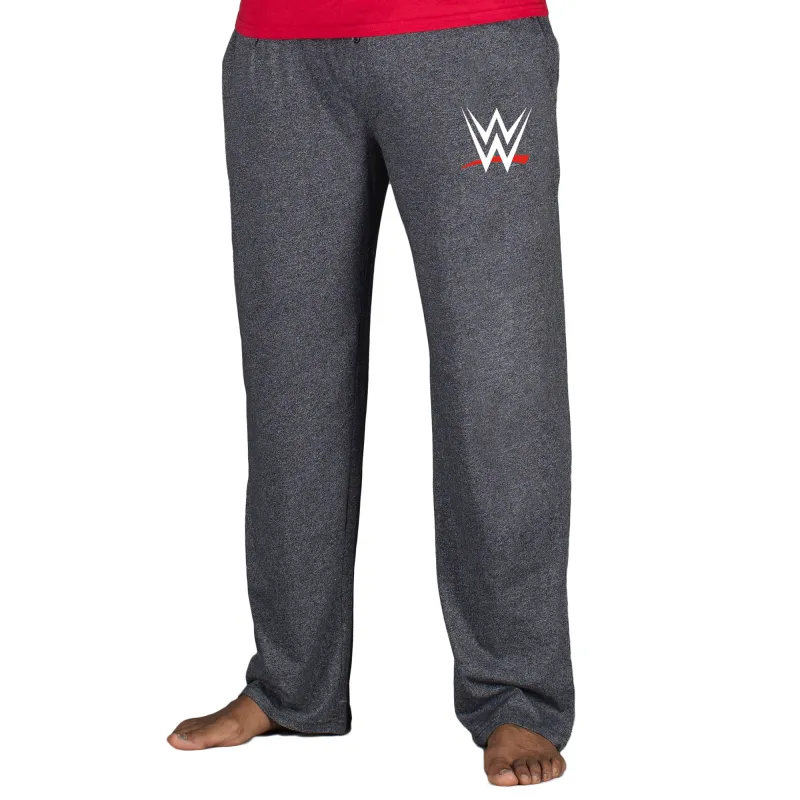 Men's Concepts Sport Charcoal WWE Quest Knit Pants sold by WWE