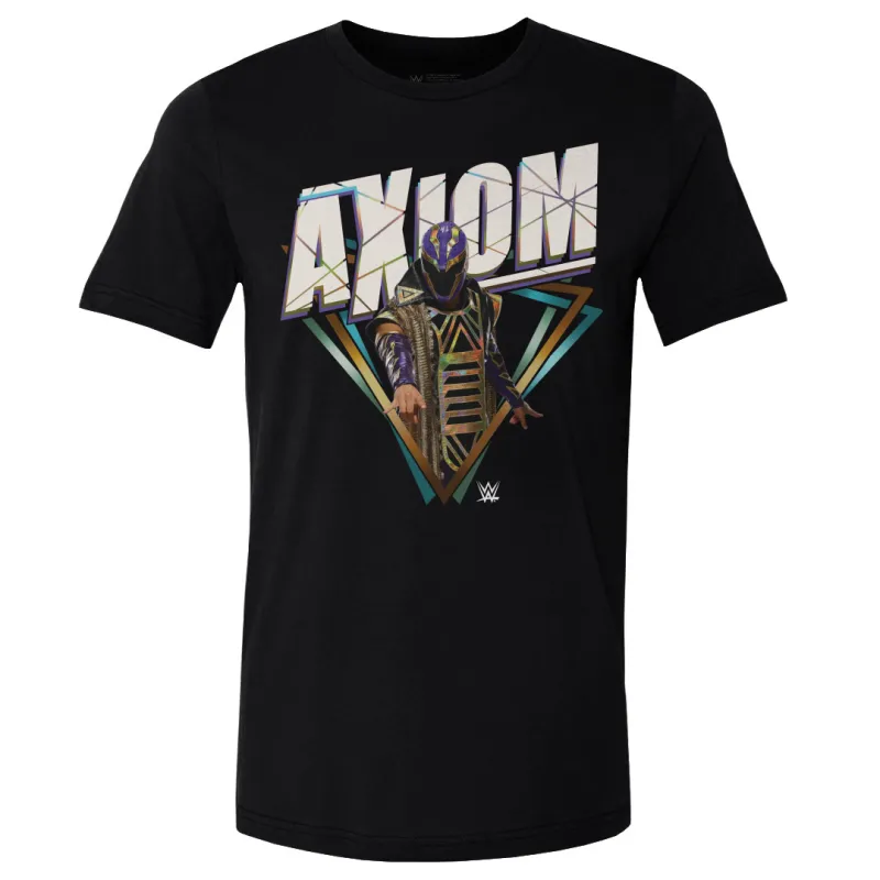Men's 500 Level Black Axiom Triangle T-Shirt sold by WWE