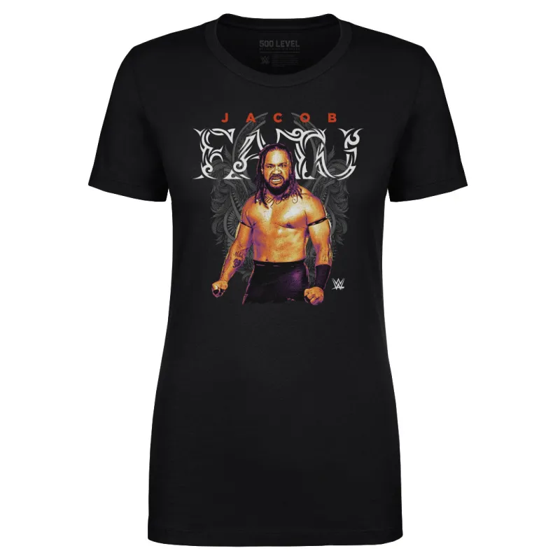 Women's 500 Level Black Jacob Fatu Tribal T-Shirt sold by WWE