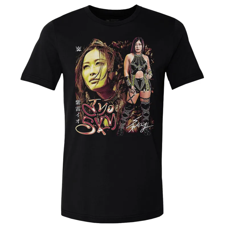 Men's 500 Level Black IYO SKY Vintage T-Shirt sold by WWE