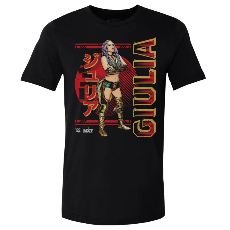 Men's 500 Level  Black Giulia Pose T-Shirt sold by WWE