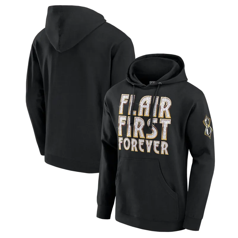 Men's WWE Black Charlotte Flair Women's Royal Rumble 2025 Winner Pullover Hoodie sold by WWE