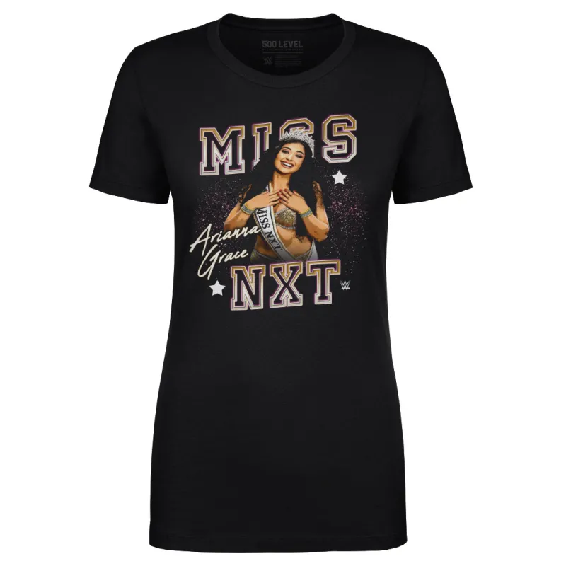 Women's 500 Level  Black Arianna Grace Miss NXT Tri-Blend T-Shirt sold by WWE