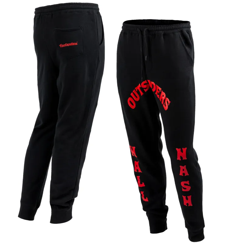 Men's Contenders Clothing Black The Outsiders Logo Sweatpants sold by WWE