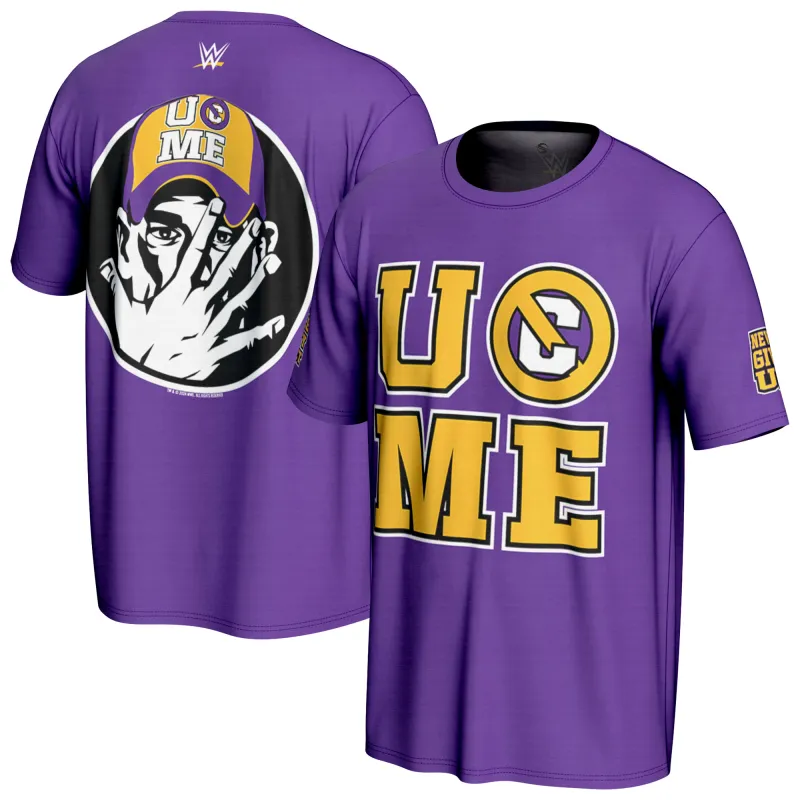 Men's ProSphere Purple John Cena U Can't See Me sold by WWE