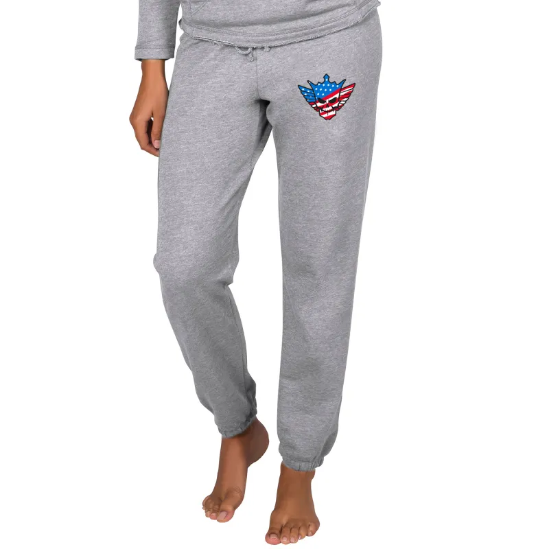 Women's Concepts Sport  Gray Cody Rhodes Mainstream Knit Jogger Pants sold by WWE