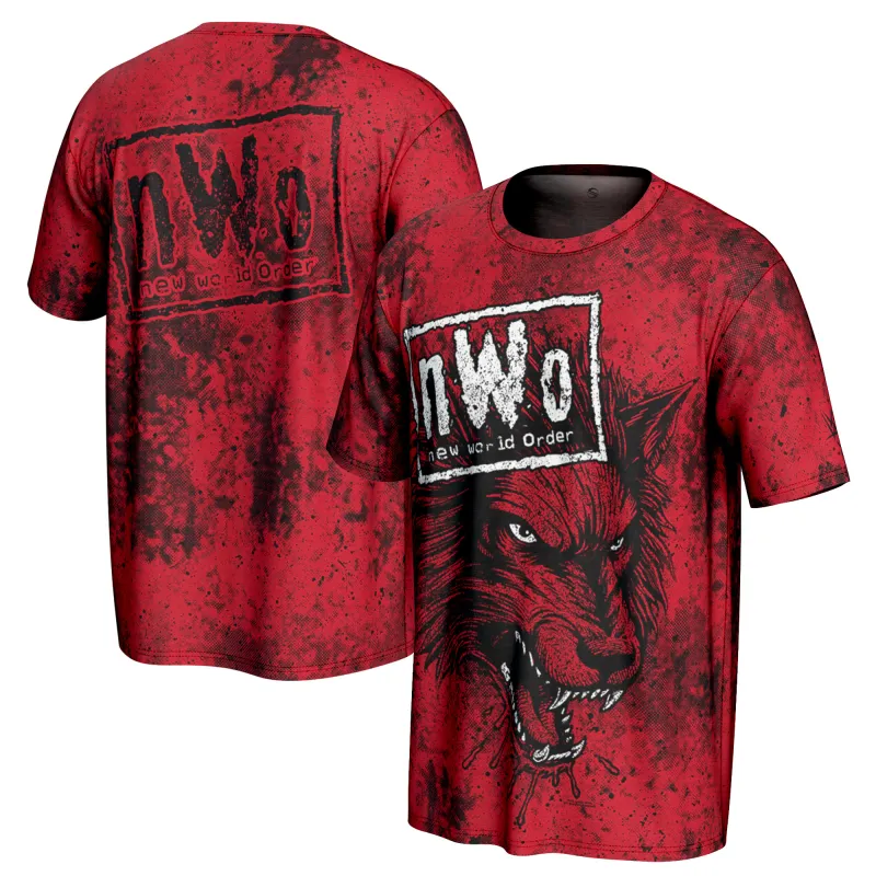 Men's  ProSphere Red nWo Wolfpac T-Shirt sold by WWE