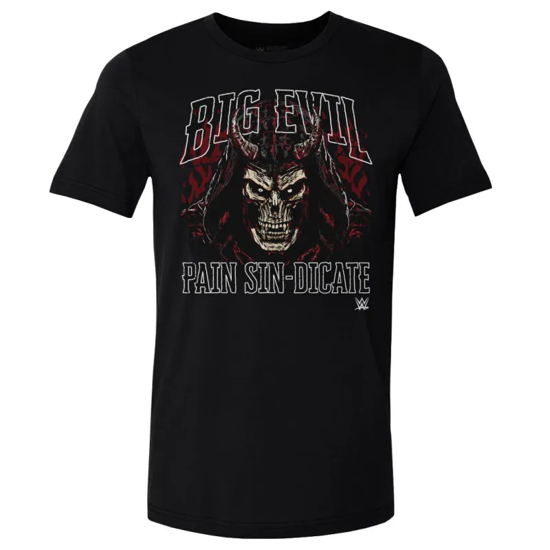 Men's 500 Level Black The Undertaker Big Evil Pain Sin-Dicate T-Shirt sold by WWE