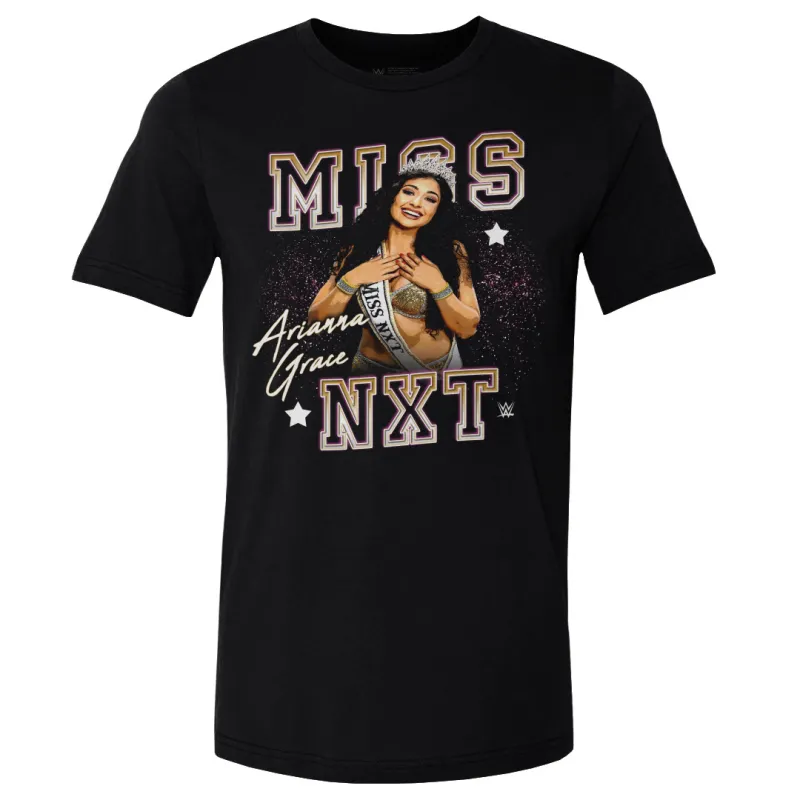 Men's 500 Level  Black Arianna Grace Miss NXT T-Shirt sold by WWE