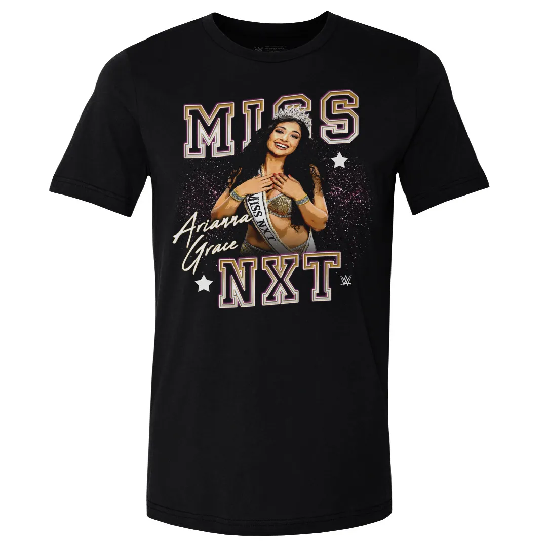 Men's 500 Level Black Arianna Grace Miss NXT T-Shirt sold by WWE