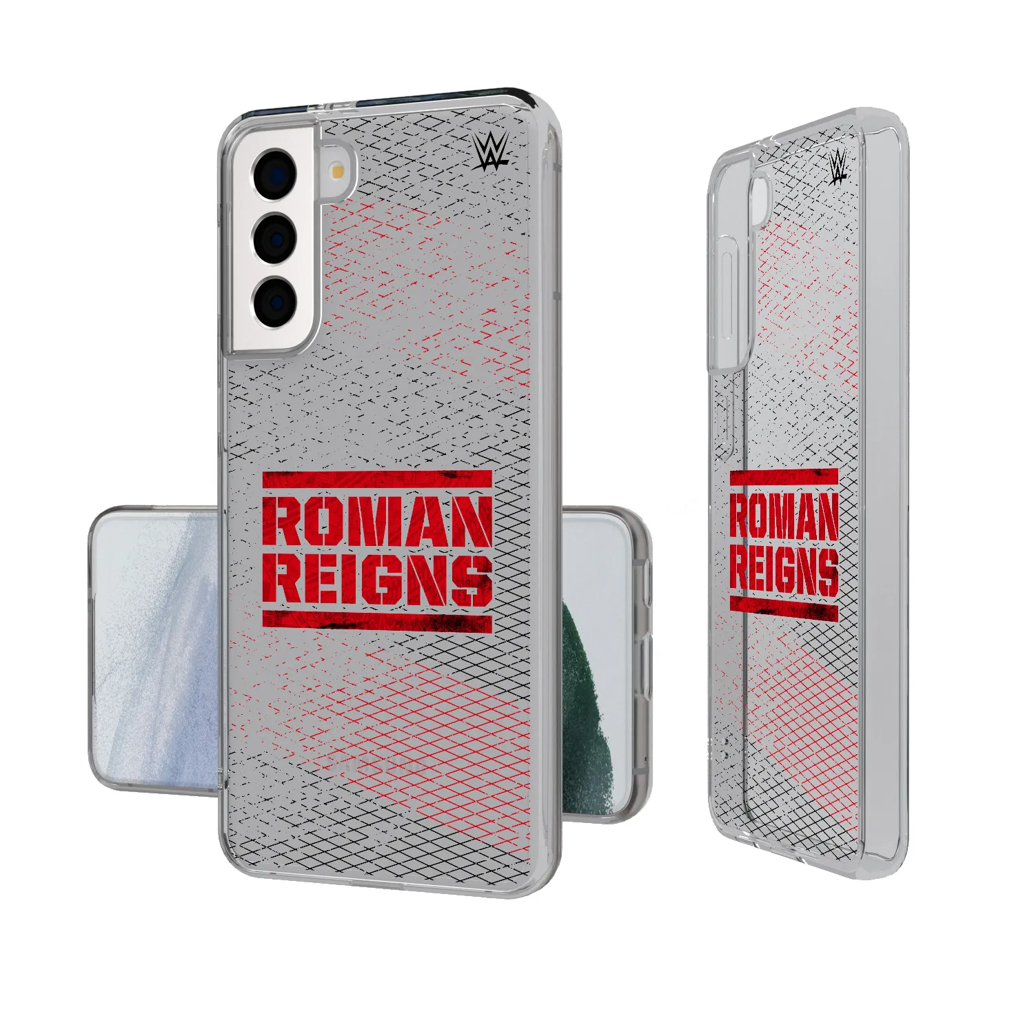 Keyscaper Roman Reigns Steel Clear Galaxy Phone Case sold by WWE