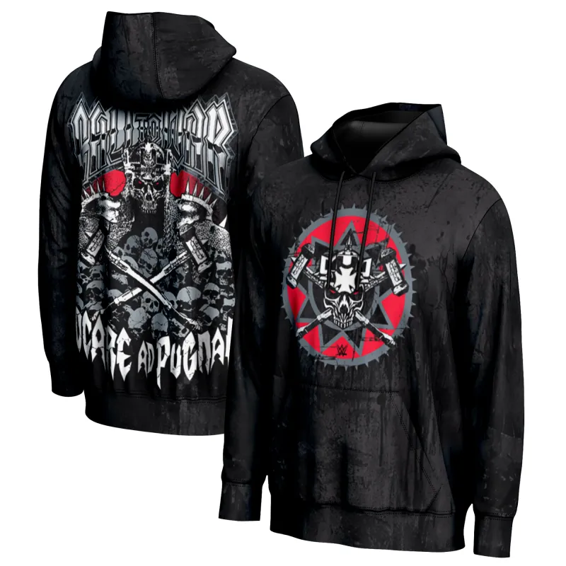 Men's ProSphere Black Triple H Call To War Pullover Hoodie sold by WWE