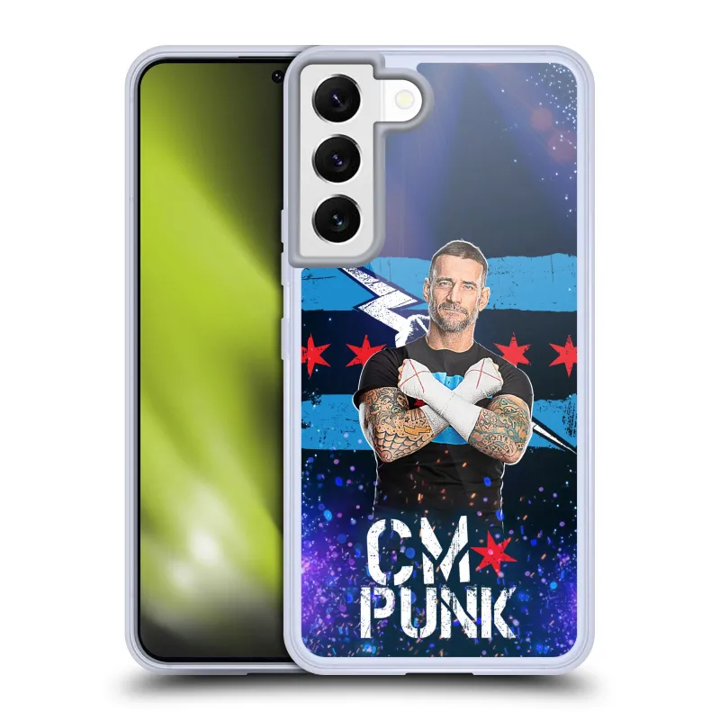 Ecell CM Punk Portrait Soft Gel Samsung Phone Case sold by WWE