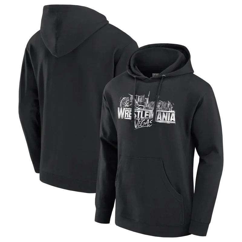 Men's Black WrestleMania 42 Logo Hoodie sold by WWE