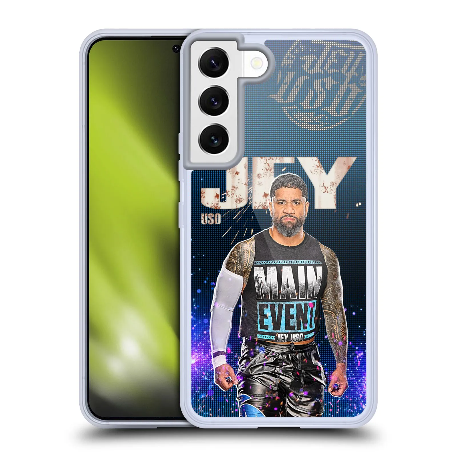 Ecell Jey Uso Samsung - Portrait WWE Jey Uso Soft Gel Phone Case sold by WWE