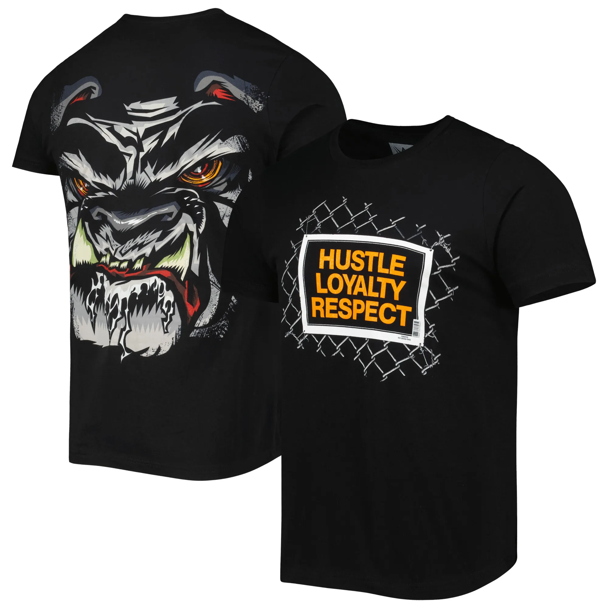 Men's Black John Cena Beware of Dog Retro T-Shirt sold by WWE