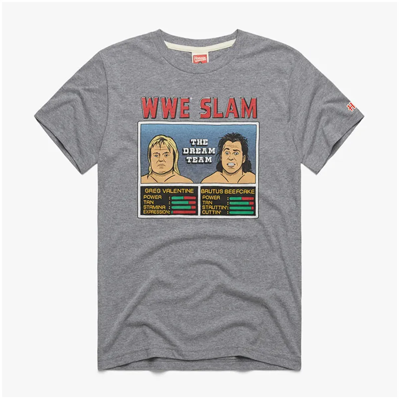Homage Heathered Gray The Dream Team WWE Slam Tri-Blend T-Shirt made by HOMAGE