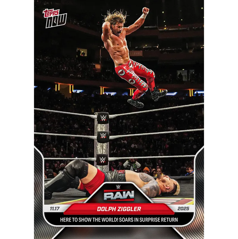 Dolph Ziggler - 2025 WWE Topps NOW® - Card 124 made by WWE
