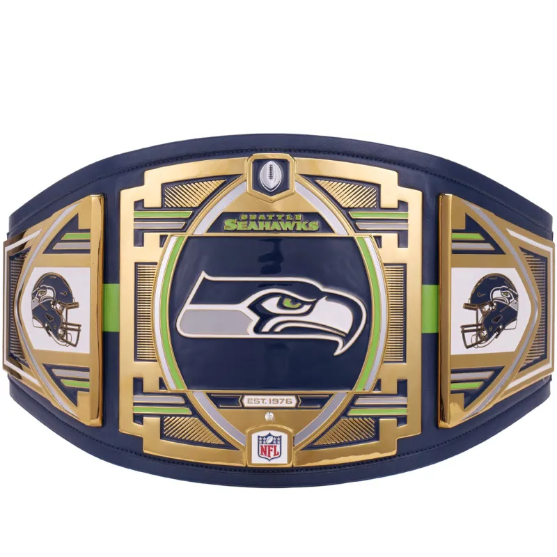 Seattle Seahawks WWE Legacy Title Belt made by WWE