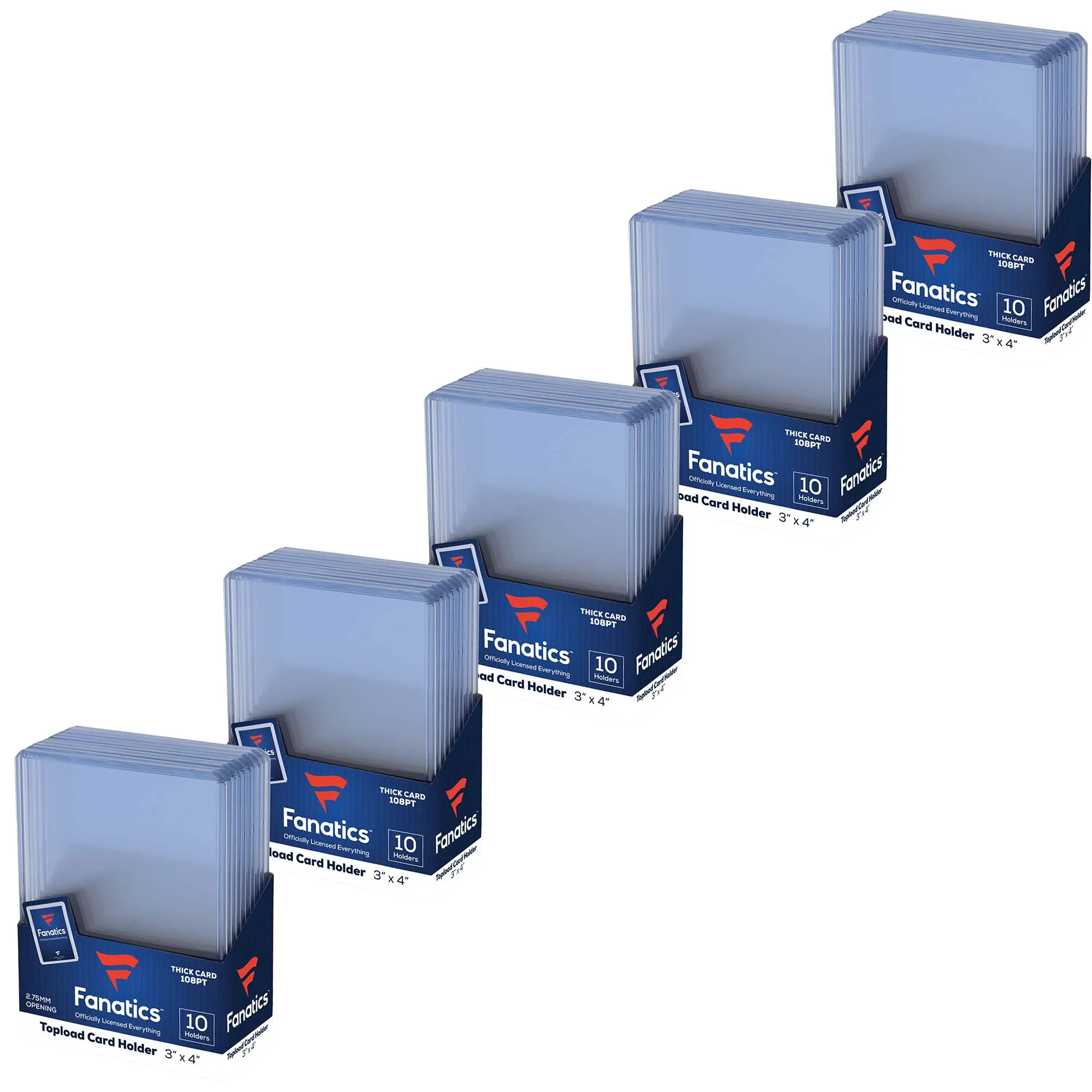 Fanatics 108pt Top Loader Bundle - 50 Top Loaders sold by WWE