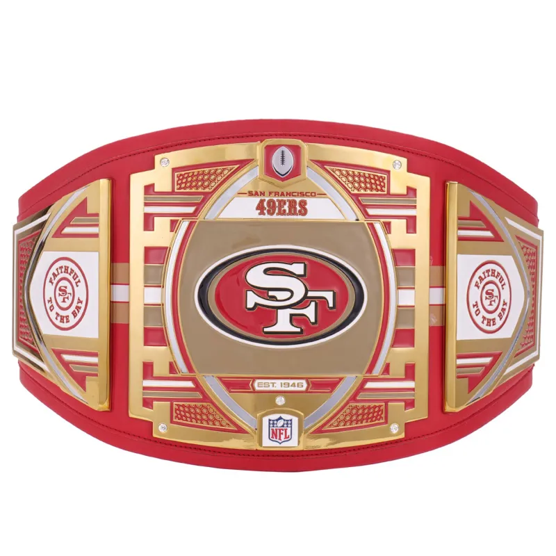 San Francisco 49ers WWE Legacy Title Belt made by WWE