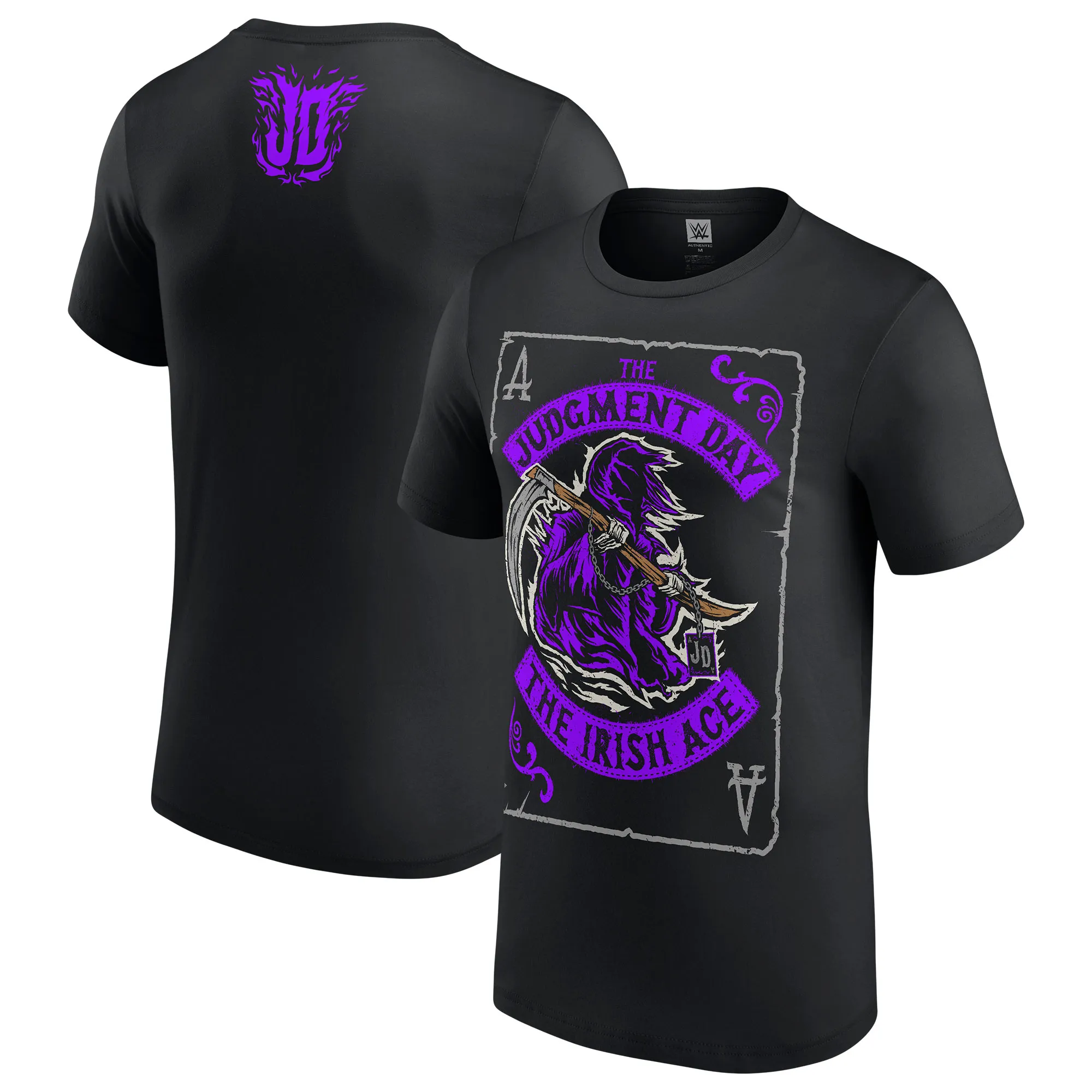 Men's Black JD McDonagh The Irish Ace T-Shirt sold by WWE