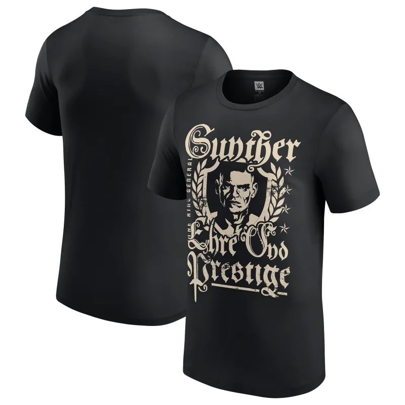 Men's Black Gunther Honor and Prestige T-Shirt sold by WWE