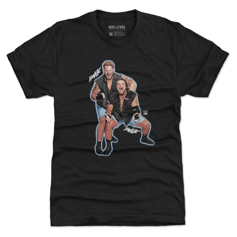 Men's 500 Level Heather Black Hank & Tank Vintage T-Shirt sold by WWE