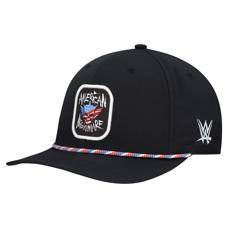 Men's Black Cody Rhodes BACK 9 Performance Adjustable Hat made by Legacy