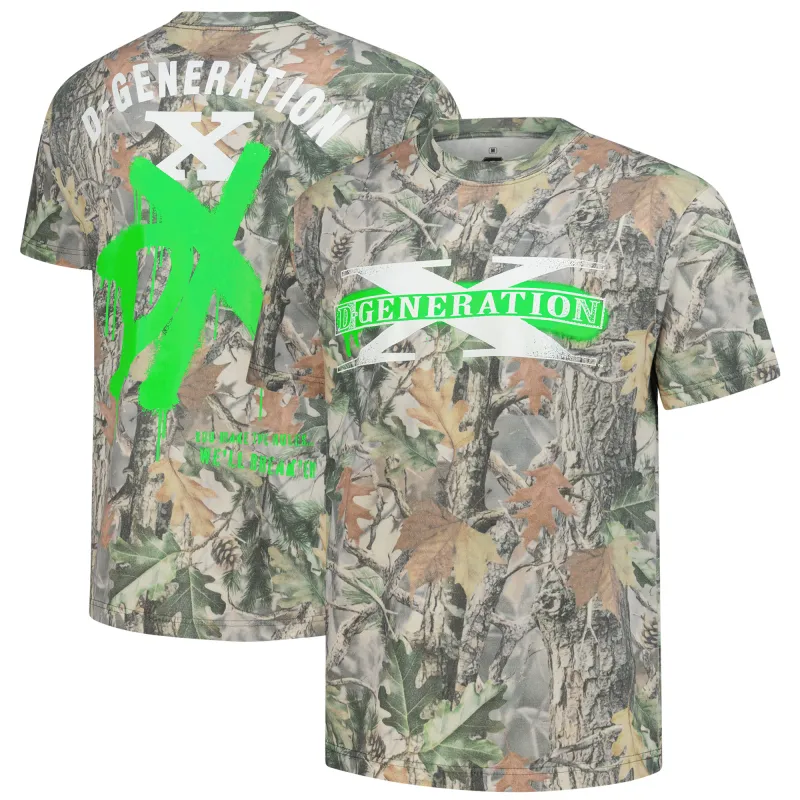 Men's Ripple Junction Camo D-Generation X "DX Spraypaint Camo" Graphic T-Shirt made by Ripple Junction