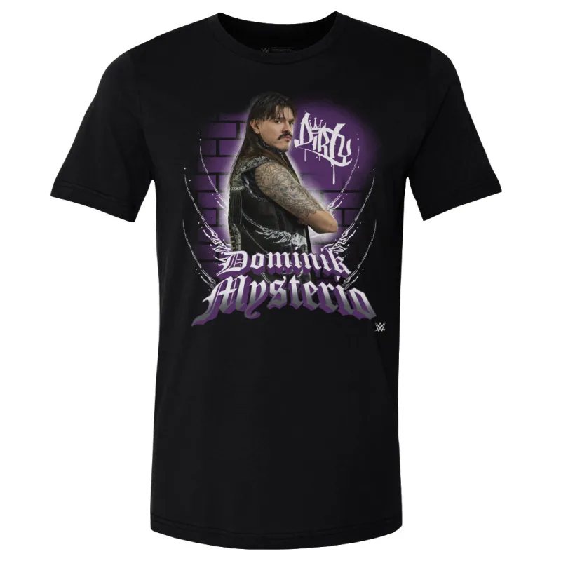 Men's 500 Level Black Dominik Mysterio Dirty T-Shirt made by 500 Level