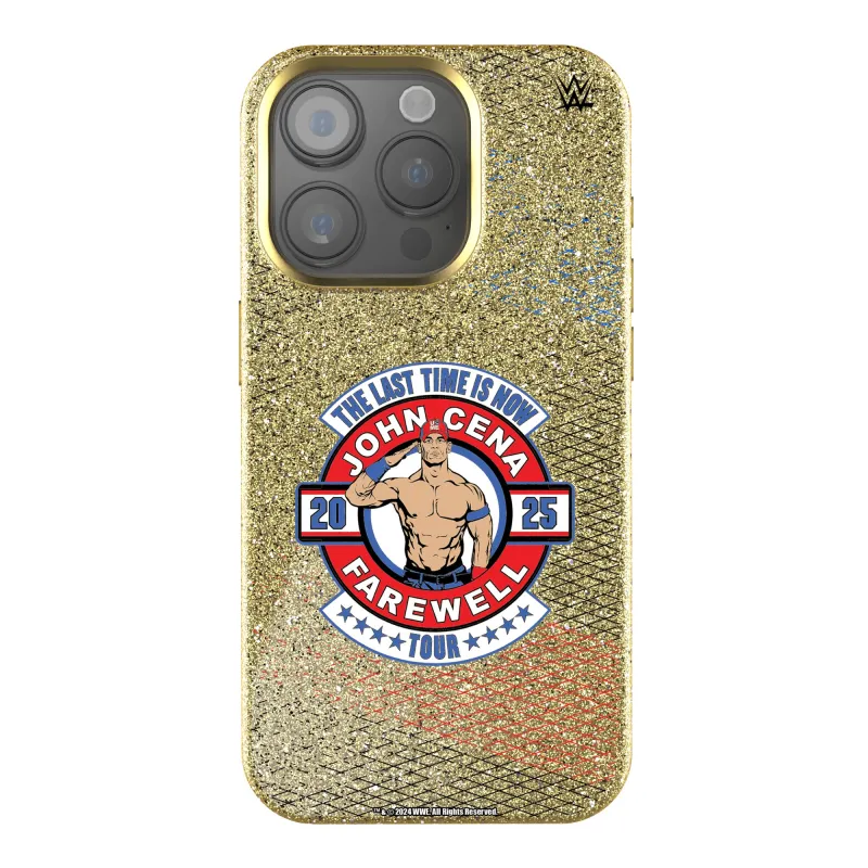 Keyscaper Gold John Cena Farewell Tour 2025 iPhone Bling Case sold by WWE