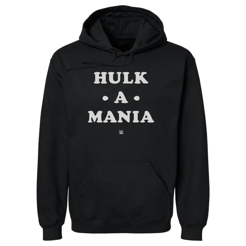 Men's 500 Level  Black Hulk Hogan Hulk-A-Mania Pullover Hoodie sold by WWE