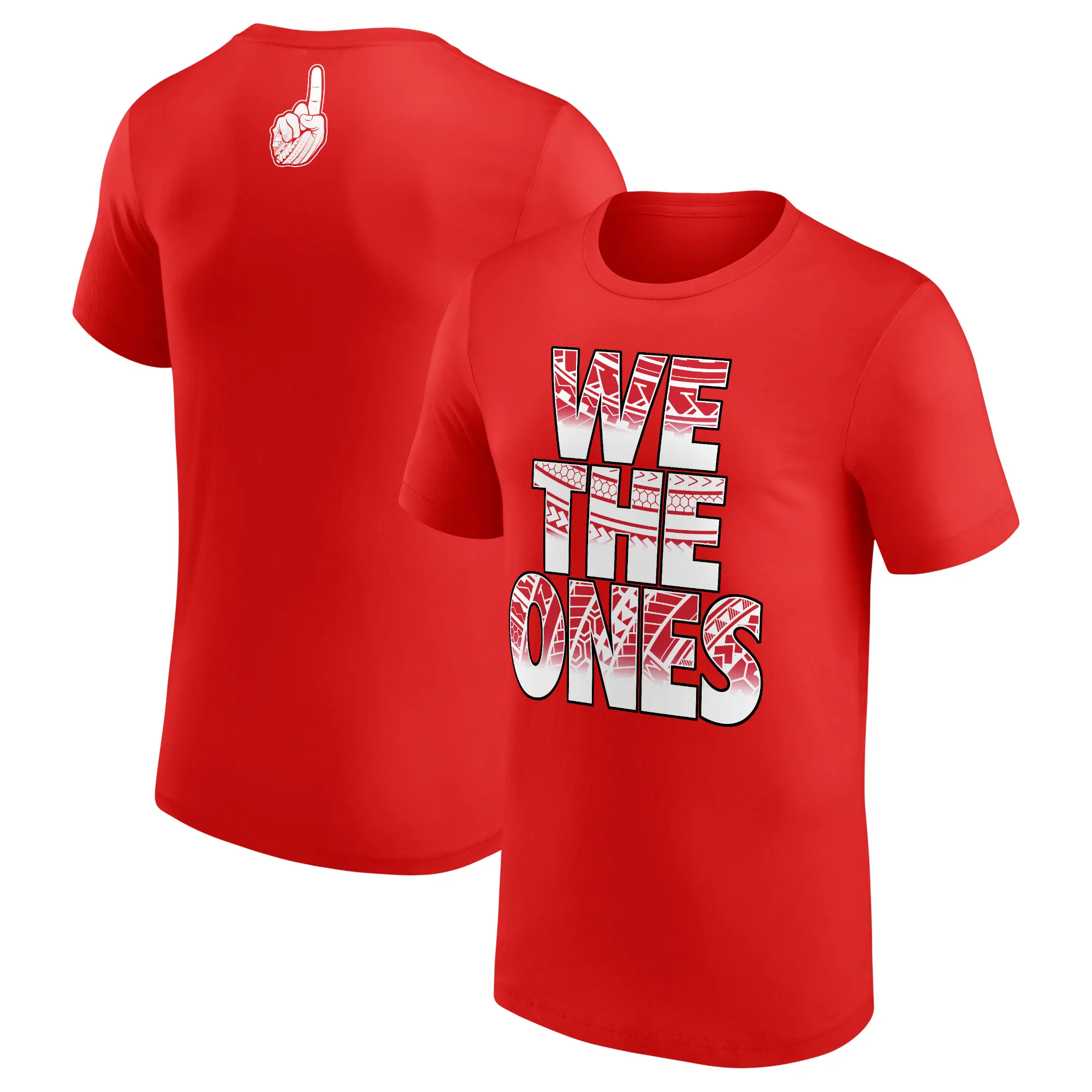 Men's Red The Bloodline We The Ones Logo T-Shirt sold by WWE