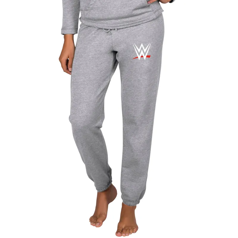 Women's Concepts Sport  Gray WWE Mainstream Knit Jogger Pants sold by WWE