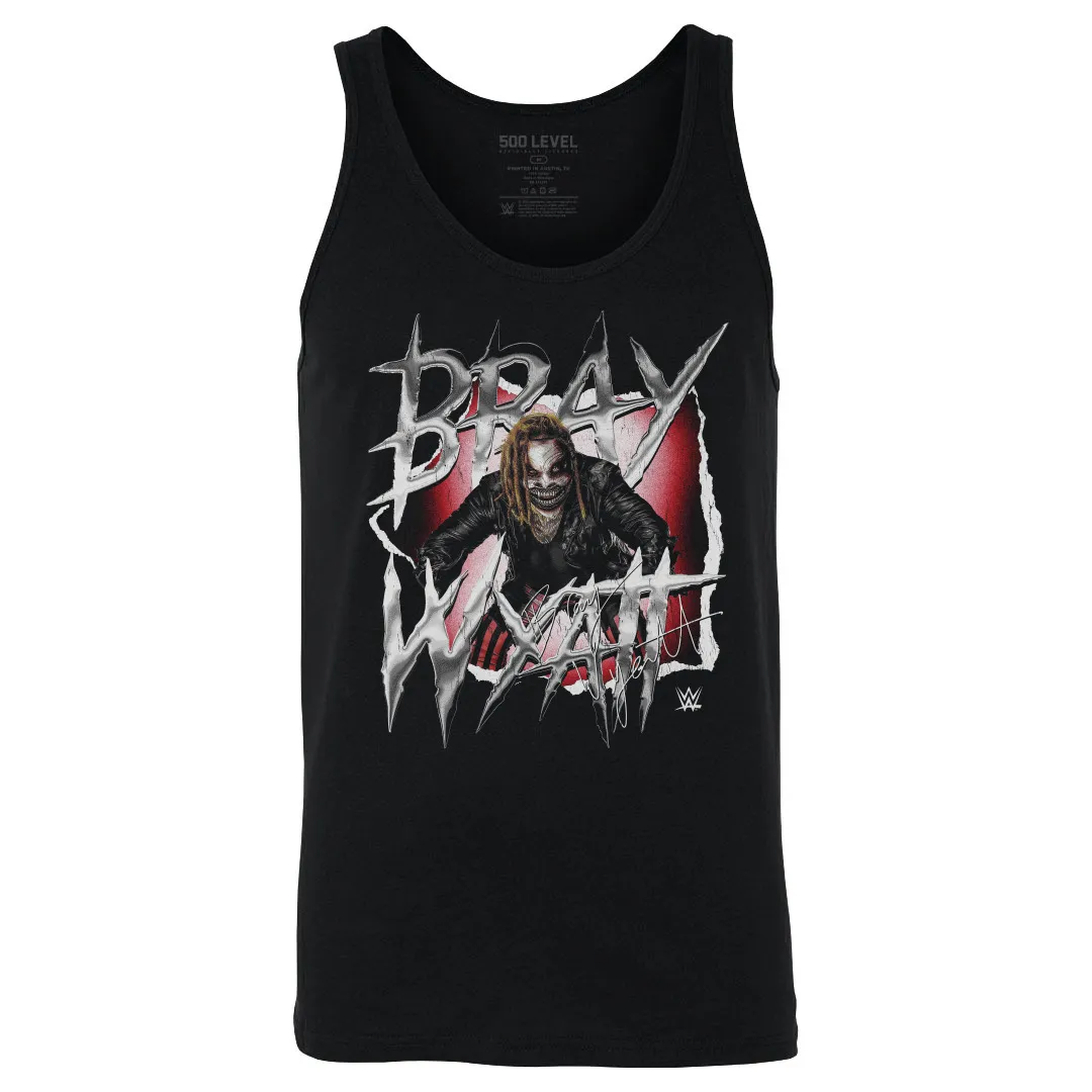 Men's 500 Level Black Bray Wyatt Metallic Tank Top sold by WWE