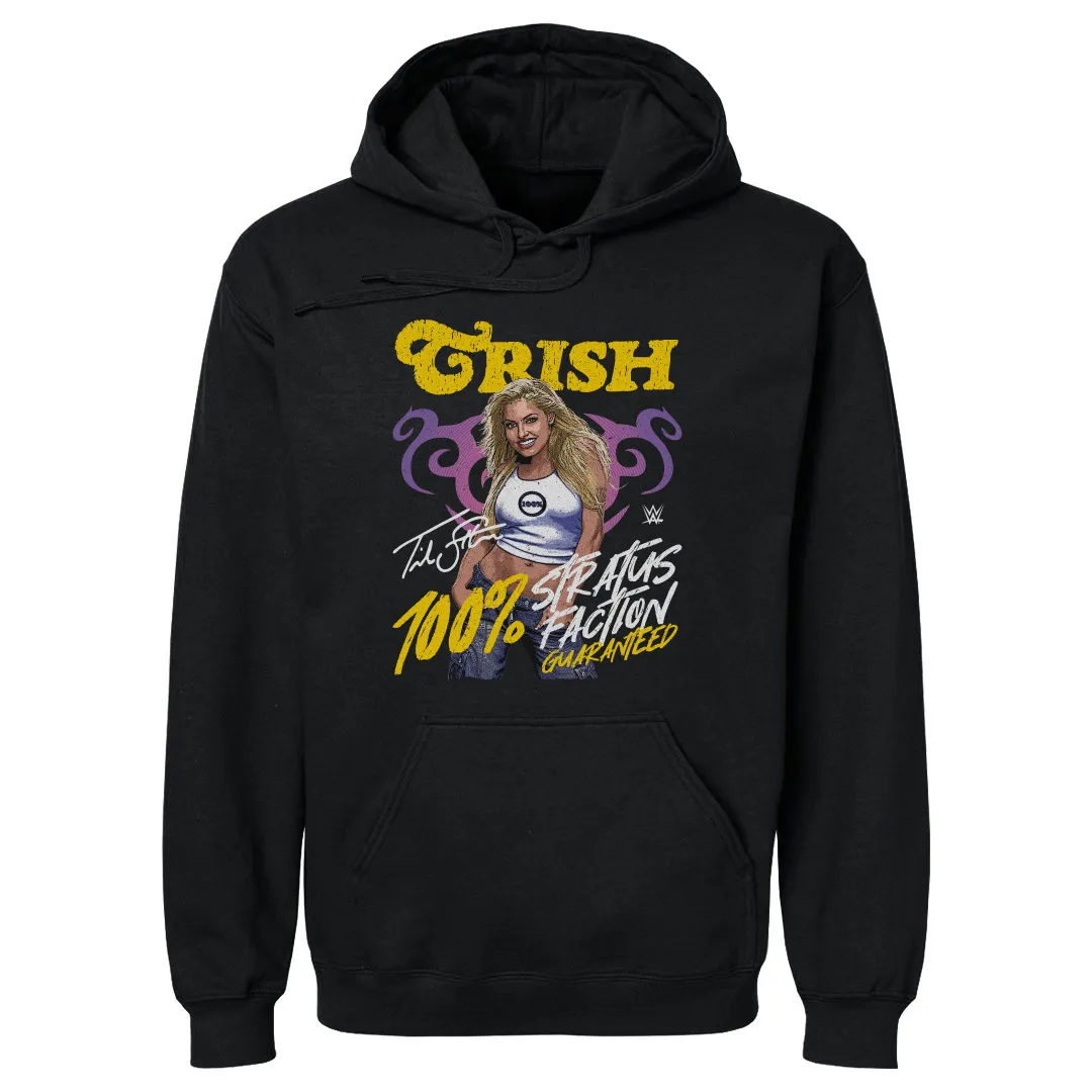 Men's 500 Level Black Trish Stratus Stratusfaction Pullover Hoodie sold by WWE