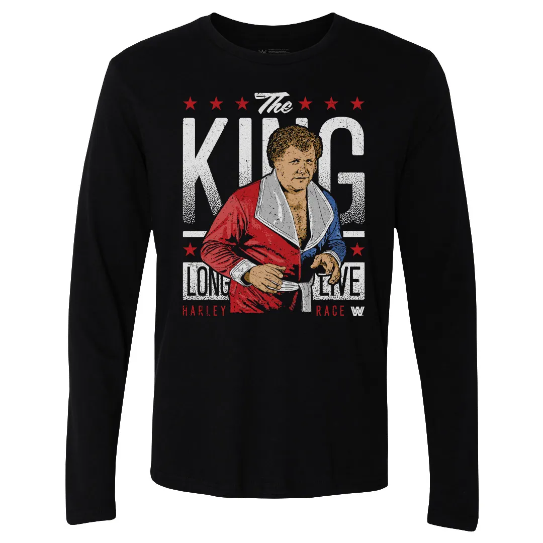 Men's 500 Level Black Harley Race Long Sleeve T-Shirt sold by WWE