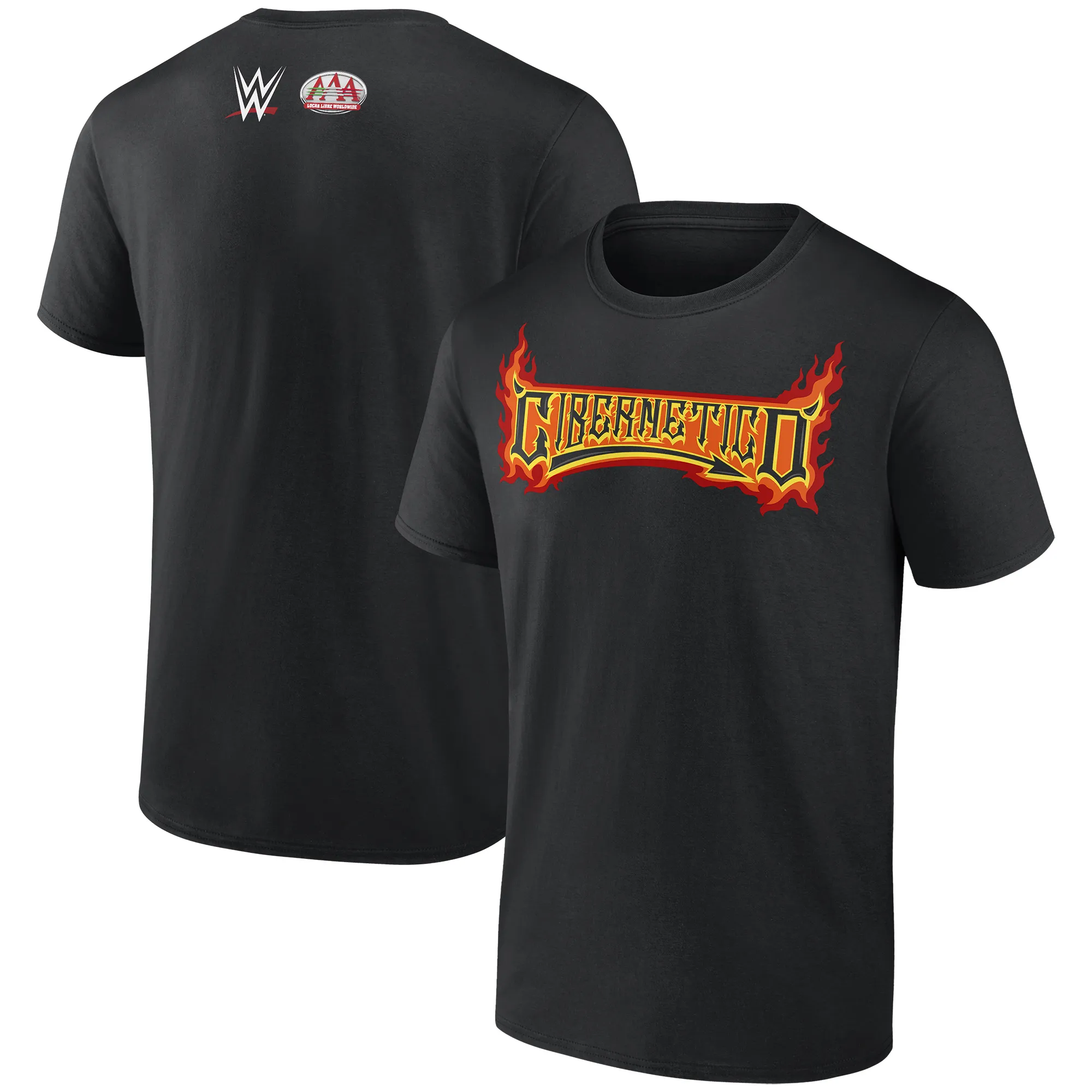 Men's Black Cibernético AAA Superstar T-Shirt sold by WWE