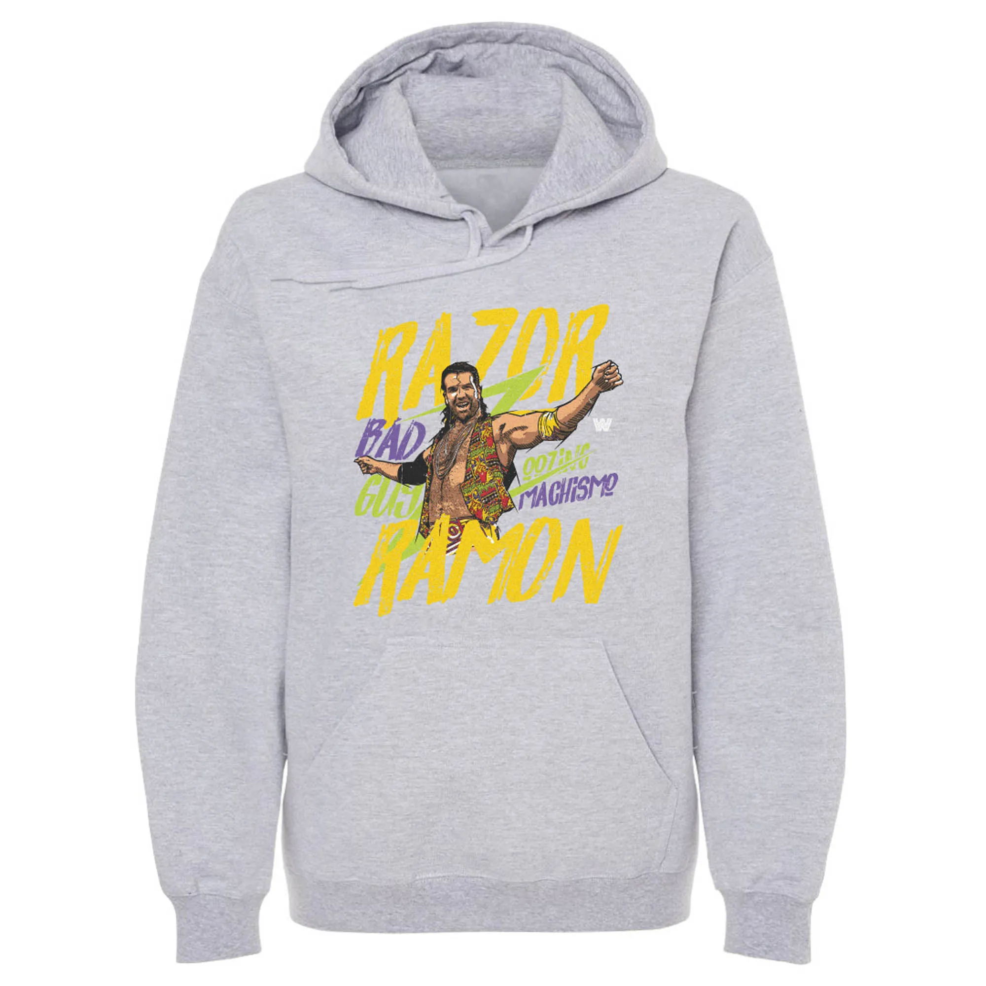 Men's 500 Level Gray Razor Ramon Bad Guy Pullover Hoodie sold by WWE