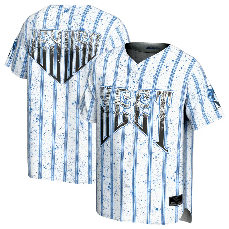 Men's ProSphere White Jey Uso Tribal Fashion Baseball Jersey sold by WWE