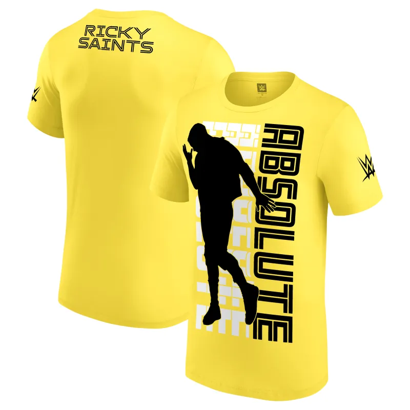 Men's Yellow Ricky Saints Absolute T-Shirt sold by WWE