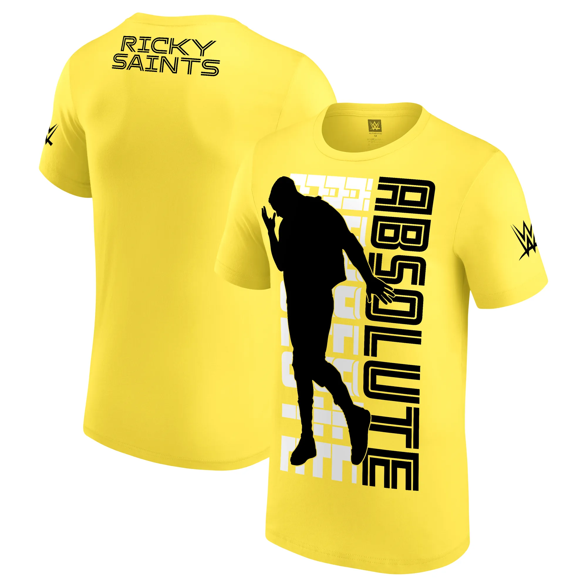 Men's Yellow Ricky Saints Absolute T-Shirt sold by WWE