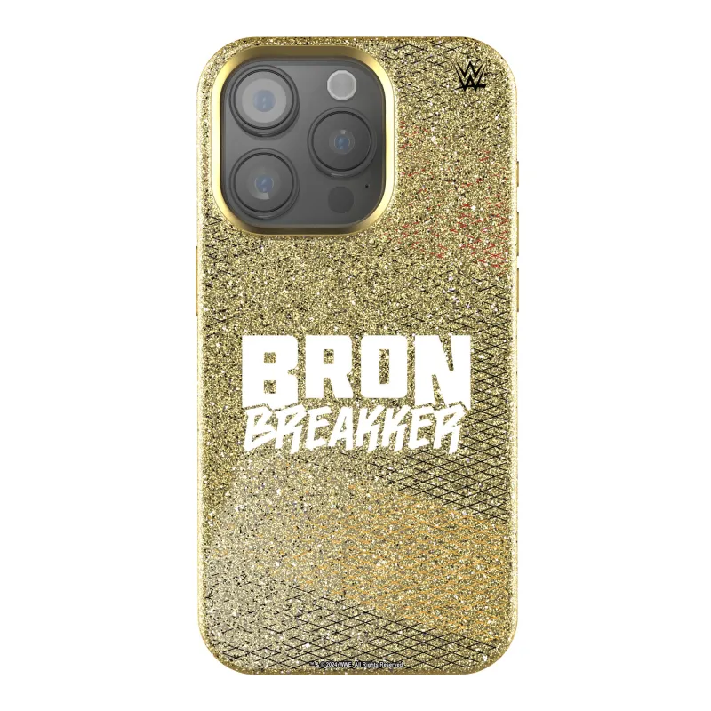 Keyscaper Gold Bron Breakker Superstar iPhone Bling Case sold by WWE
