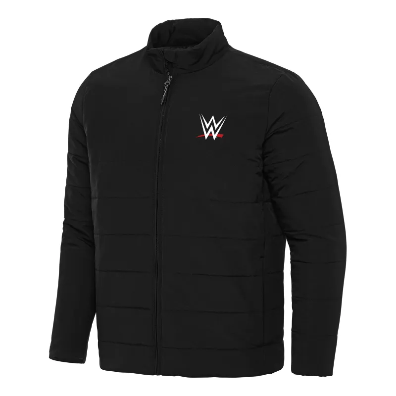 Men's Antigua WWE Merchandise Black WWE Swelter Full-Zip Jacket sold by WWE