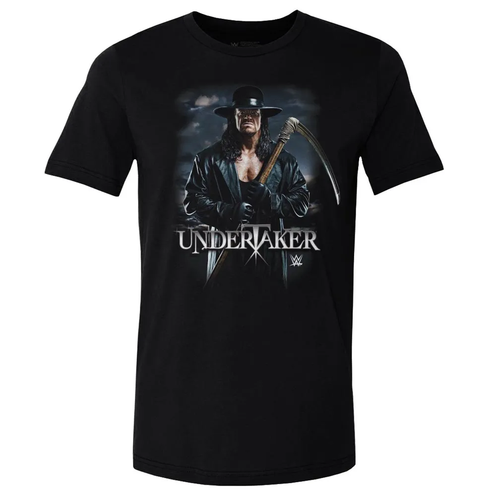 Men's 500 Level Black The Undertaker Scythe T-Shirt sold by WWE