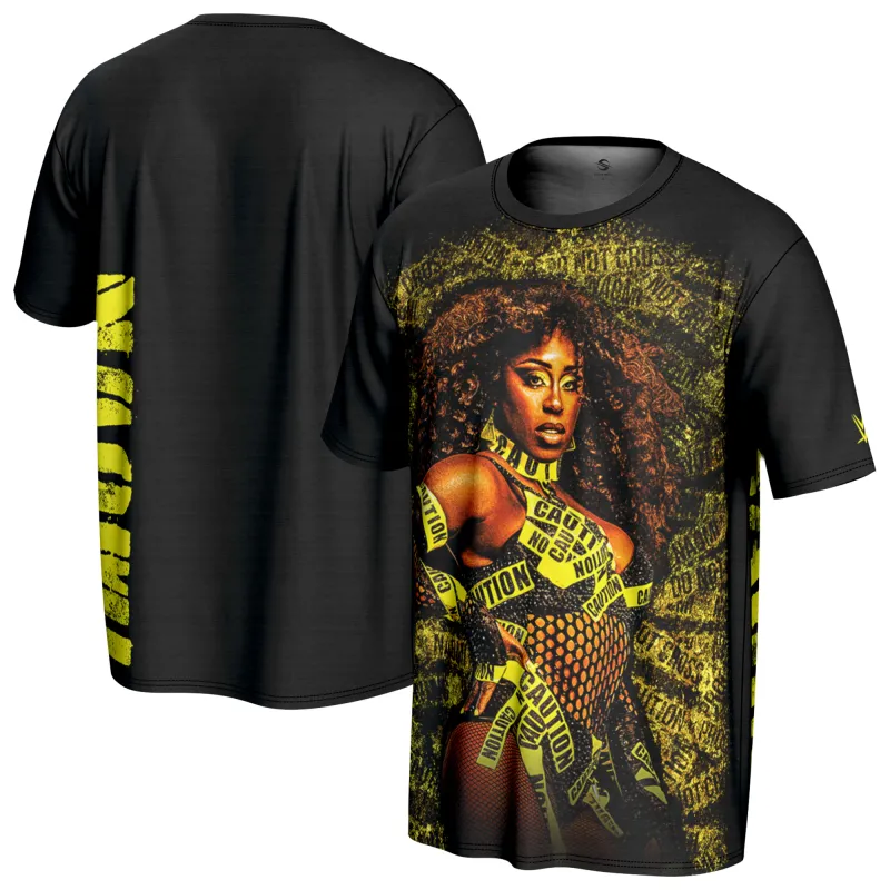 Men's ProSphere  Black Naomi Graphic T-Shirt sold by WWE
