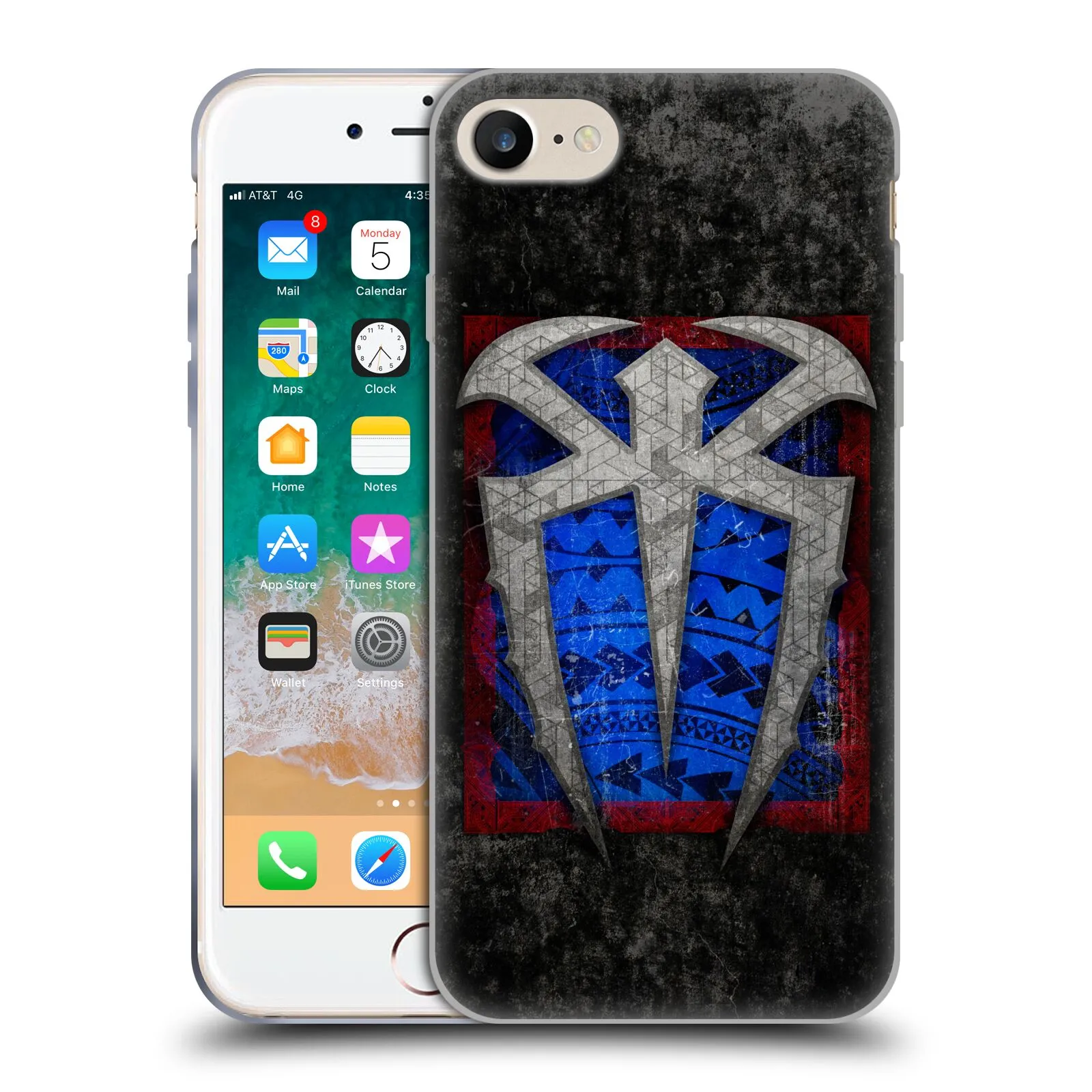 Ecell Roman Reigns Logo Soft Gel iPhone Case sold by WWE