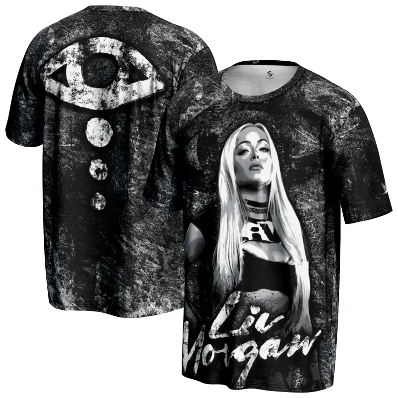 Men's ProSphere Black Liv Morgan Superstar T-Shirt sold by WWE