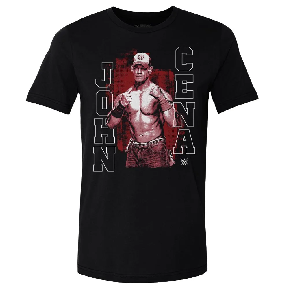 Men's 500 Level Black John Cena Monochrome T-Shirt sold by WWE
